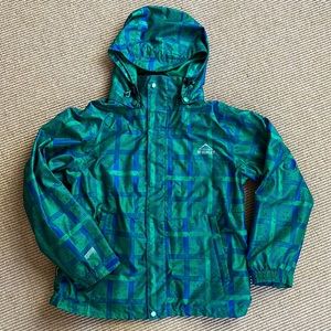 McKinley Aquamax Pro Boys Jacket-Green/Blue